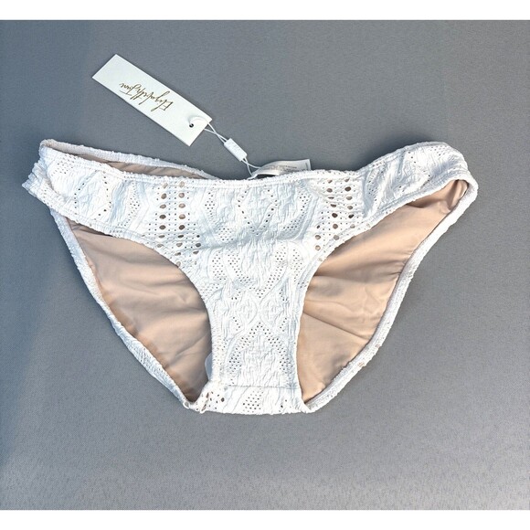 New XS Bikini Ruffle Sleeve Crop Top w/ Skimpy or Full Bottom Lined Padded $188 - Picture 3 of 12